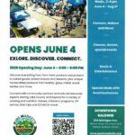 Pure Markette farmers market event flyer.